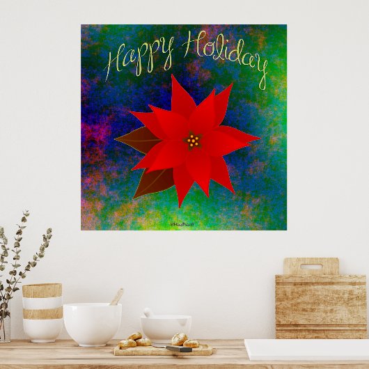 Happy Holiday Poster (Küche)