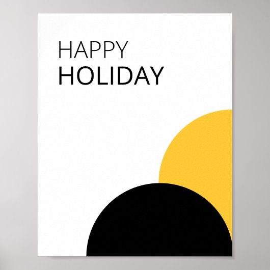 Happy Holiday Poster (Vorne)