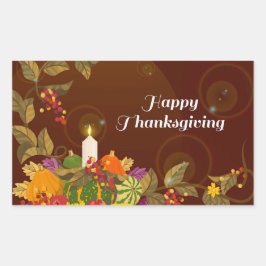 Happy Holiday Rechteckiger Aufkleber