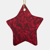 Happy Holiday Red Star Ornament (Links)