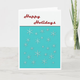 Happy Holiday Retro Feiertagskarte