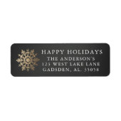 Happy Holiday | Rücksendeadresse (Vorne)