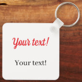 Happy holiday schlüsselanhänger (Rückseite)