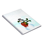 Happy Holiday Snowman Notizblock (Rechte Seite)