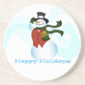 Happy Holiday Snowman Untersetzer (Vorne)