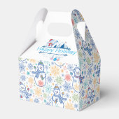 Happy Holiday Snowmen Geschenkschachtel (Rückseite)