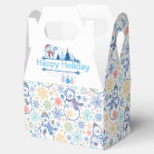 Happy Holiday Snowmen Geschenkschachtel (Geöffnet)
