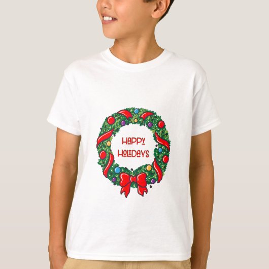 Happy Holiday T-Shirt Whimsical Reef Graphic Moder (Vorderseite)