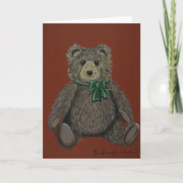 Happy Holiday Teddy Feiertagskarte