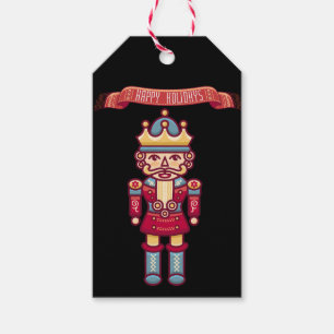 Happy Holiday/Toy Soldier/Weihnachtsgeschenk Tag Geschenkanhänger