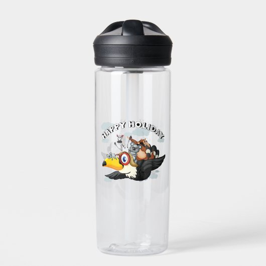 Happy Holiday | Trinkflasche (Vorderseite)