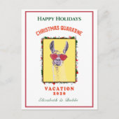 Happy Holiday Weihnachten Wasserfarben Spaß Custom (Vorderseite)