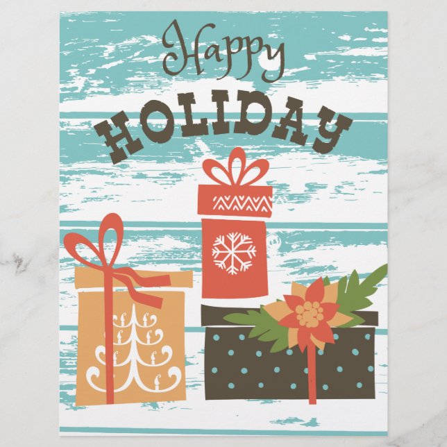 Happy Holiday Weihnachtsgeschenke (Vorderseite)