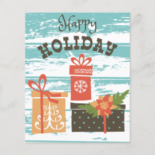 Happy Holiday Weihnachtsgeschenke Flyer