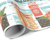 Happy Holiday Weihnachtsgeschenke Geschenkpapier (Rolleneckpunkt)