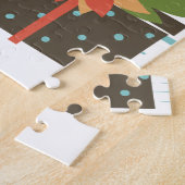 Happy Holiday Weihnachtsgeschenke Puzzle (Seite)