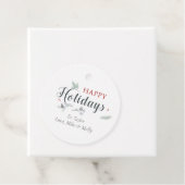 Happy Holiday Weihnachtsgeschenke Tags Geschenkanhänger (Beispiel)