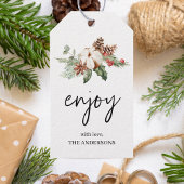 Happy Holiday Winter Blume | Weihnachtsgeschenke T Geschenkanhänger