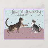 Happy Holidays 2021 Postkarte (Vorderseite)