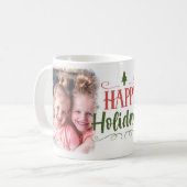 Happy Holidays 2 Foto Urlaub Kaffeetasse (Vorderseite Links)