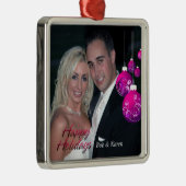 Happy Holidays 2B Ornament Aus Metall (Rechts)
