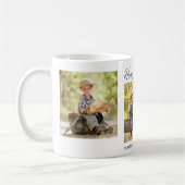 Happy Holidays 3 Foto Collage Family Tasse (Links)