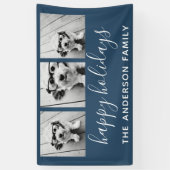 Happy Holidays 3 Fotos - Kann Farbfernseher ändern Banner (Vertikal)
