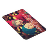 Happy Holidays 3" x 4" Foto Magnet (Rechte Seite)