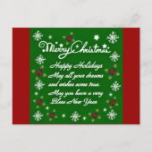 Happy Holidays#4_ Feiertagspostkarte (Vorderseite)