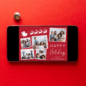 Happy Holidays 6 Foto Santa Sleigh Weihnachten