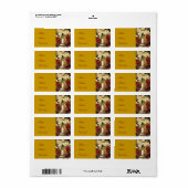 Happy Holidays_ Adressaufkleber (Vorne)