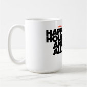 Happy Holidays and All That Jazz Sax Musiker Kaffeetasse (Links)