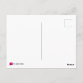 Happy Holidays, Aquarell Weihnachtsbanner Postkarte (Rückseite)