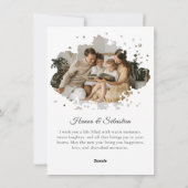 Happy Holidays Arch 2 Photo Feiertagskarte (Rückseite)