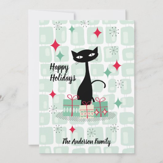 Happy Holidays, Atomic Christmas Cat (Vorderseite)