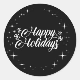Happy Holidays Aufkleber