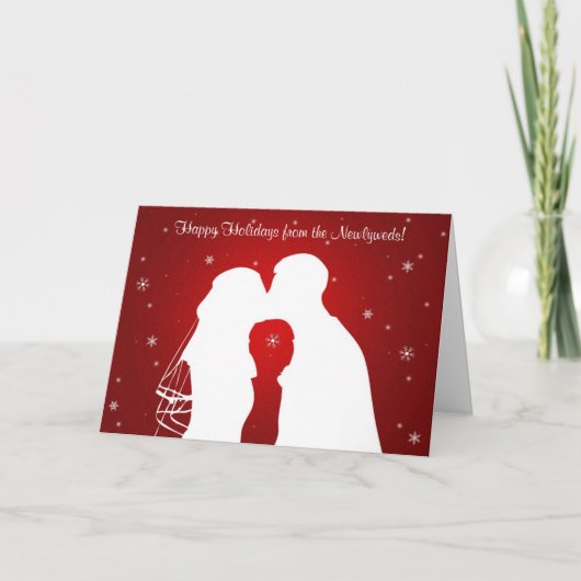 Happy Holidays aus den Neuigkeiten! Feiertagskarte (Vorderseite)