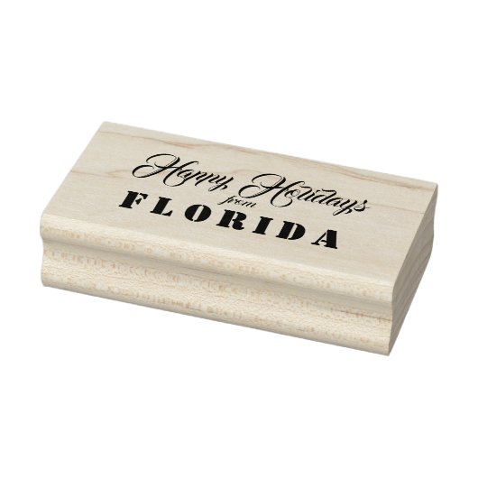 Happy Holidays aus Florida Gummistempel (Stempel)