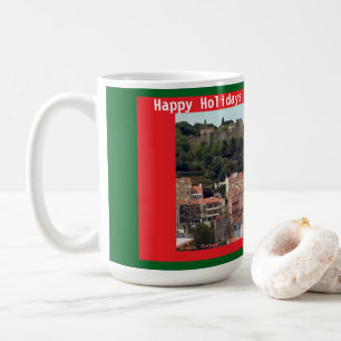 Happy Holidays aus Lissabon Kaffeetasse