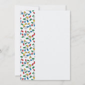 Happy Holidays aus New Zuhause String Lights Ankündigung (Rückseite)