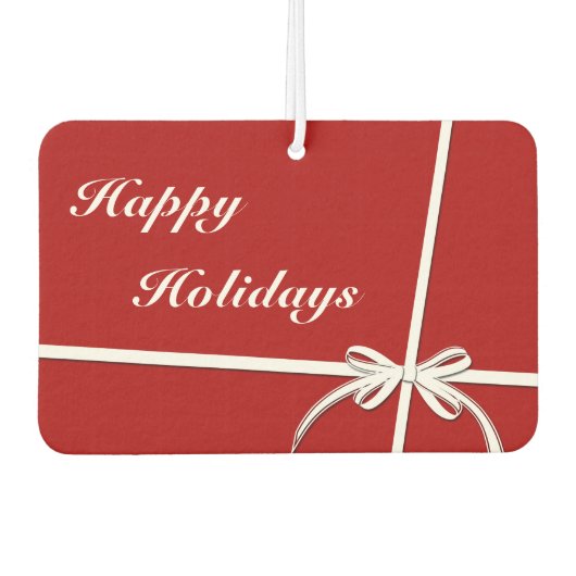 Happy Holidays Autolufterfrischer (Vorderseite)