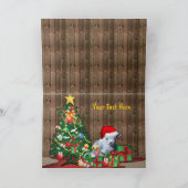 Happy Holidays Baby Goat Feiertagskarte (Innenseite)