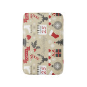 Happy Holidays Badematte (Vorderseite Vertikal)