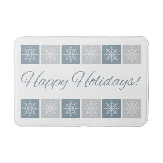 "Happy Holidays" Badmatten Badematte (Vorderseite)
