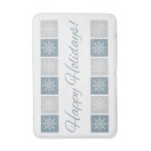 "Happy Holidays" Badmatten Badematte (Vorderseite Vertikal)
