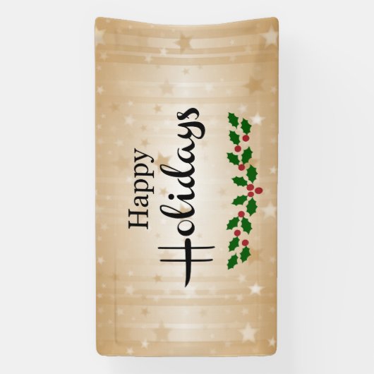 Happy Holidays Banner (Vertikal)