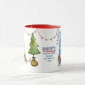 Happy Holidays BENGALISCH Cat Mama oder VATER Weih Tasse (Zentrum)