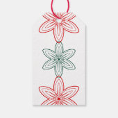 Happy Holidays benutzerdefinierte Farbe minimalist Geschenkanhänger (Rückseite)