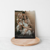 Happy Holidays | Benutzerdefiniertes elegantes Skr Feiertagskarte