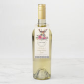 Happy Holidays Boho Corporate Client Geschenk Flaschenanhänger (Auf Flasche)